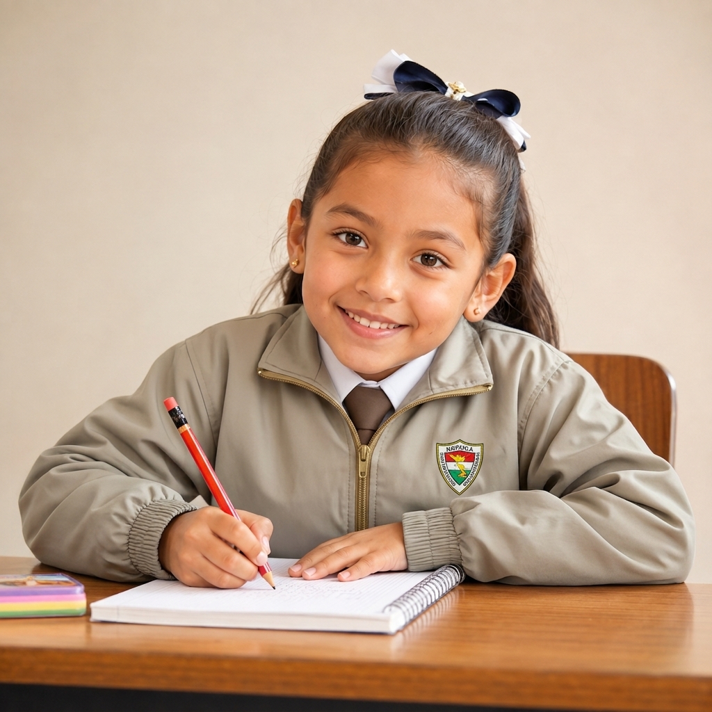 Niña estudiando Liceo